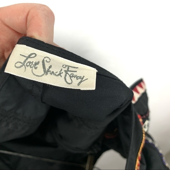 LoveShackFancy Opal beaded embroidered one shoulder ruffle blouse - Picture 9 of 9